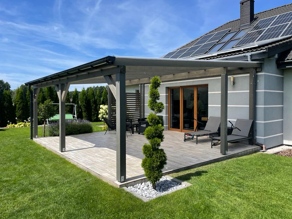 zadaszenie na tarasie